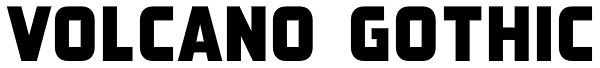 Volcano Gothic Font