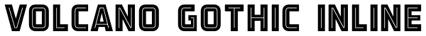 Volcano Gothic Inline Font
