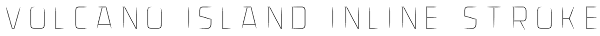 Volcano Island Inline Stroke Font