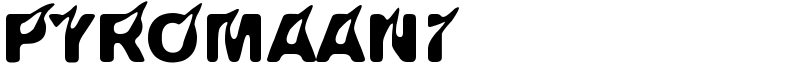 Pyromaani Font