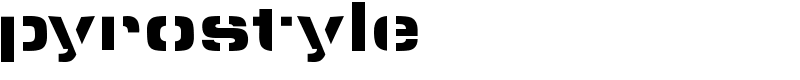 pyrostyle Font
