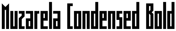 Muzarela Condensed Bold Font