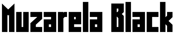 Muzarela Black Font
