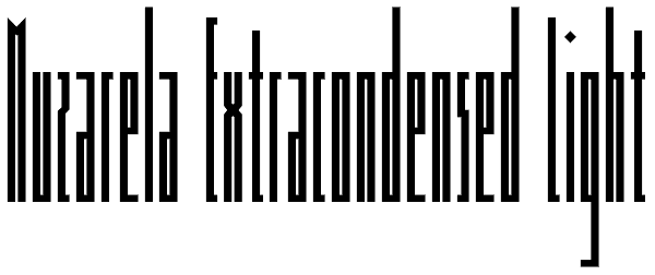 Muzarela Extracondensed Light Font