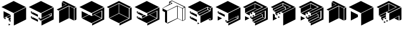 Qbicle1BRKMKinv Font