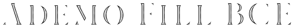 Ademo Fill BCE Font