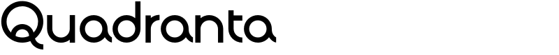 Quadranta Font