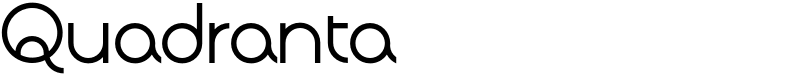 Quadranta Font