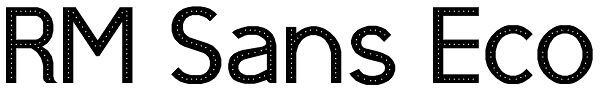 RM Sans Eco Font