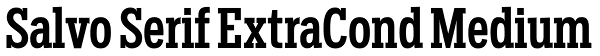 Salvo Serif ExtraCond Medium Font