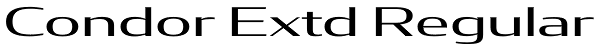 Condor Extd Regular Font