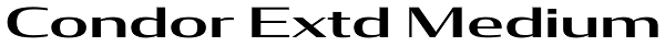 Condor Extd Medium Font