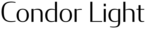 Condor Light Font