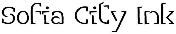Sofia City Ink Font