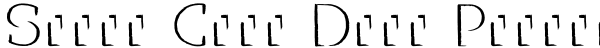 Sofia City Demo Pencil Font