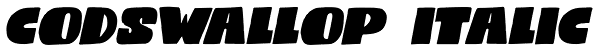 Codswallop Italic Font