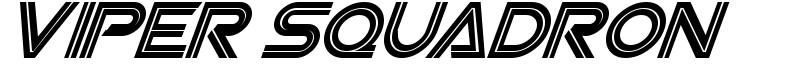 Viper Squadron Font