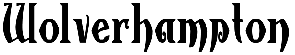 Wolverhampton Font