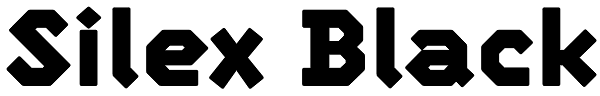 Silex Black Font