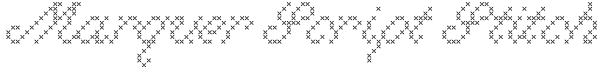 Marquer Script Stitch Font