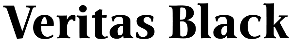 Veritas Black Font