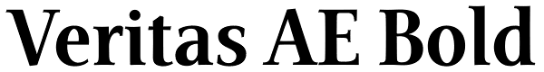 Veritas AE Bold Font