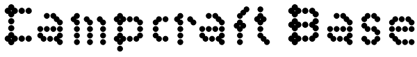 Campcraft Base Font