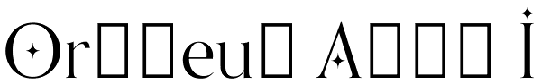 Orpheus Alts I Font