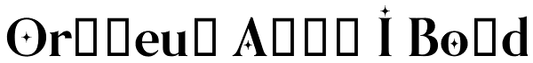 Orpheus Alts I Bold Font
