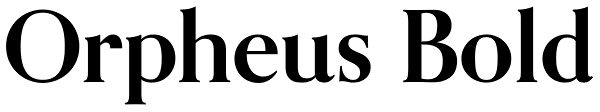 Orpheus Bold Font