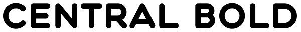Central Bold Font