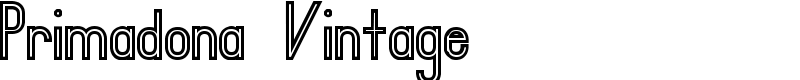 Primadona Vintage Font