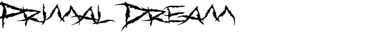 Primal Dream Font