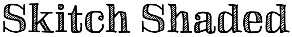 Skitch Shaded Font