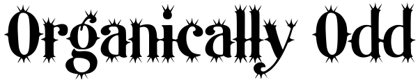Organically Odd Font