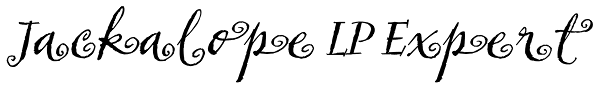Jackalope LP Expert Font