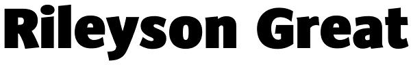 Rileyson Great Font