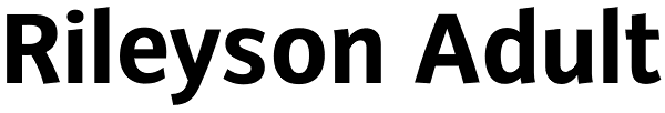 Rileyson Adult Font