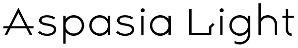 Aspasia Light Font
