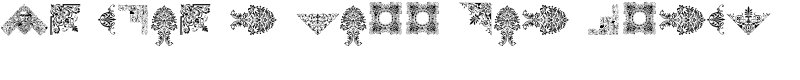 Victorian Free Ornaments Font