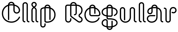 Clip Regular Font