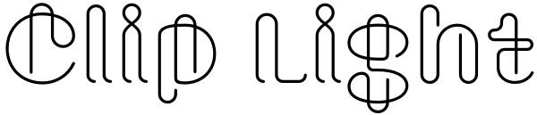 Clip Light Font
