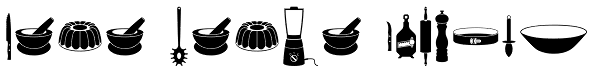 Rene Menue Symbols Font