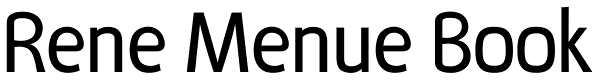 Rene Menue Book Font