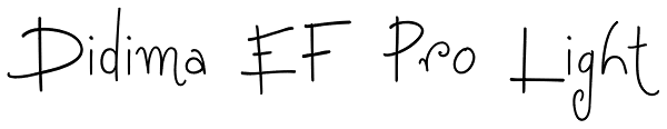 Didima EF Pro Light Font