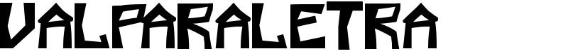 valparaletra Font