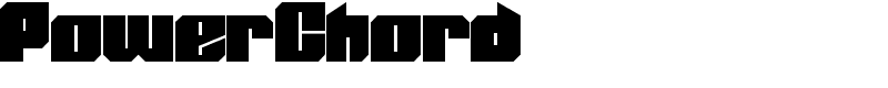 PowerChord Font