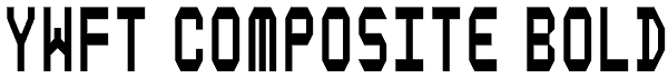 YWFT Composite Bold Font