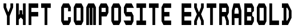 YWFT Composite ExtraBold Font