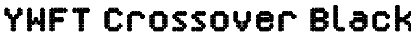 YWFT Crossover Black Font